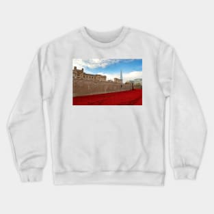 Tower of London Red Poppies UK Crewneck Sweatshirt